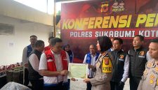 Pertamina Patra Niaga Regional Jawa Bagian Barat (JBB) mengapresiasi  Kepolisian Resor (Polres) Sukabumi yang berhasil mengungkap kasus penyalahgunaan LPG bersubsidi ukuran 3 kilogram (kg). (Foto: Ist)

