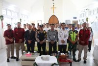 Sebanyak 14 warga binaan Lapas Banceuy, Bandung, Jawa Barat mendapatkan Remisi Khusus Hari Raya Natal 2024, Rabu (25/12/24).(Foto: maji/dara)

