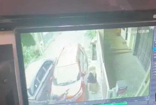 Tangkapan layar CCTV penculikan (Foto: Liputan6.com/Dikdik Ripadi) 