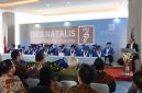 
Orasi Prof. Komaruddin Hidayat di acara Dies Natalis ke-27 
Universitas Paramadina di Aula Lt. 8 Gedung Nurcholis Madjid, Kampus Universitas Paramadina Cipayung, Jumat (10/1/2025).(Foto: Ist)

