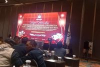 
KPU Garut menggelar Rapat Evaluasi Kinerja bersama PPK se-Kabupaten Garut bertempat di Hotel Mercure, Jalan Guntur, Kecamatan Garut Kota, Kabupaten Garut, Rabu (22/1/2025).(Foto: andre/dara)

