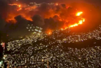 Kebakaran di Los Angeles, Amerika Serikat (Foto: Harian News/Istimewa)