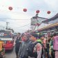 Polisi Lakukan pengamanan pada perayaan Cap Go Meh 2025 di sepanjang jalan wilayah perkotaan Garut, Minggu (23/2/2025)(Foto: Ist)
