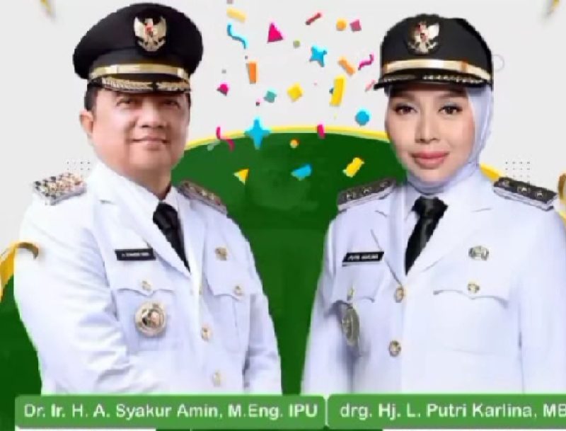 Bupati dan Wakil Bupati Garut Periode 2024-2029, Abdusy Syakur Amin dan Luthfianisa Putri Karlina (Foto: Istimewa)