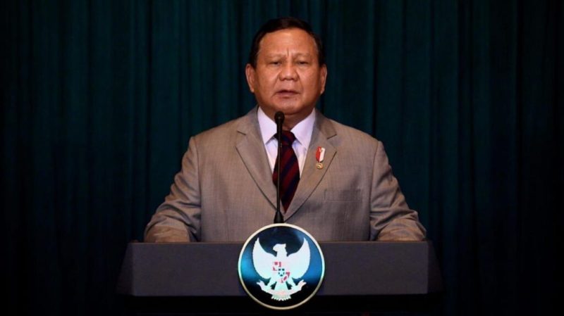 Presiden Prabowo Subianto menjadi pembicara pada sesi pembicaraan bersama Presiden Republik Indonesia dalam World Governments Summit 2025 yang dilakukan melalui konferensi video, pada Kamis, 13 Februari 2025. (Foto: BPMI Setpres)
