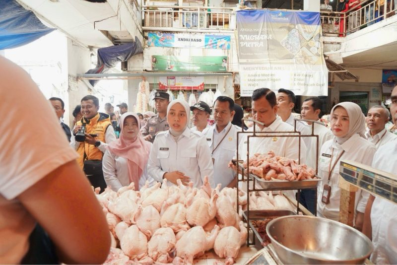 Wakil Bupati Garut, Putri Karlina, saat melakukan kunjungan kerja di Pasar Wanaraja, Kecamatan Wanaraja, Kabupaten Garut, Rabu (12/3/2025)(Foto: Istimewa)