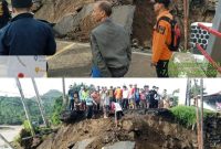 
BPBD Jawa Barat bergerak cepat dalam menangani bencana tanah longsor yang terjadi di Kabupaten Sukabumi pada Kamis, 6 Maret 2025, pukul 19.00 WIB. (Foto: BPBD Jabar)
