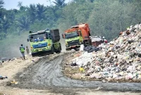
Sampah masuk ke Tempat Pengolahan dan Pemrosesan Akhir Sampah (TPPAS) Regional Sementara Sarimukti sebanyak 6.789 rit.(Foto: dok/dara) 

